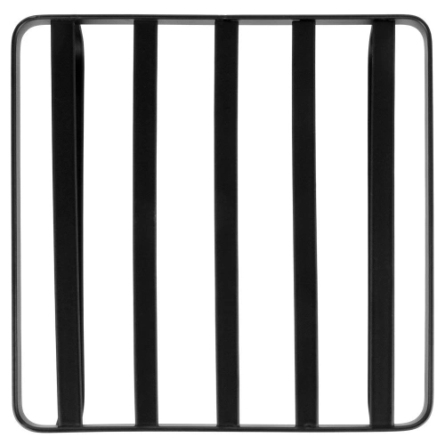 Podstawka pod garnek metalowa czarna MISTY 18x18 cm