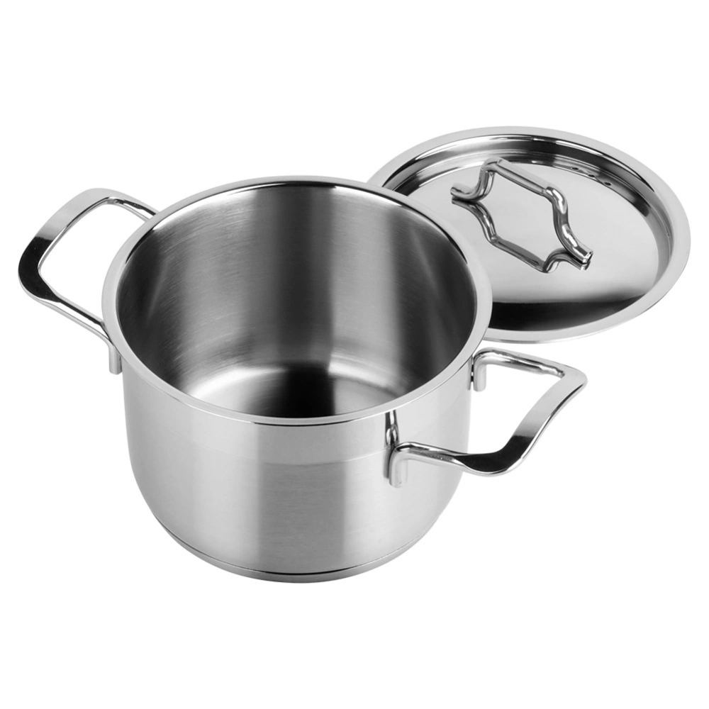 Garnek stalowy z pokrywką ANETT 14 cm, 1,5 l
