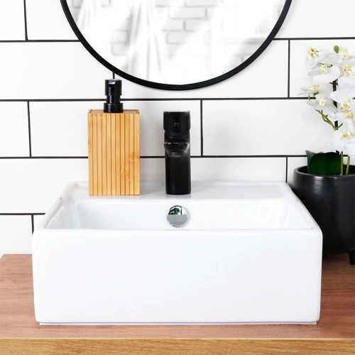 Dozownik do mydła bambusowy 280 ml