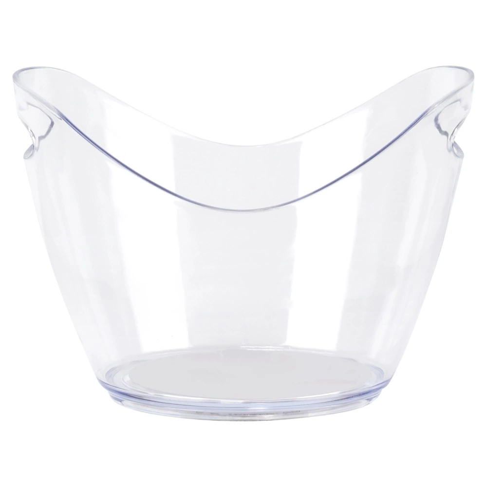 Wiaderko do lodu plastikowe przezroczyste 4 l