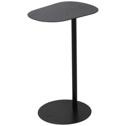 Stolik kawowy metalowy czarny boczny 35x25x53 cm