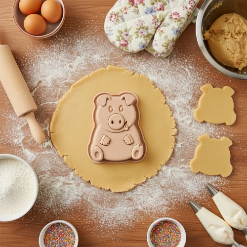 Forma do pieczenia silikonowa świnka 18x14,5x4,5 cm