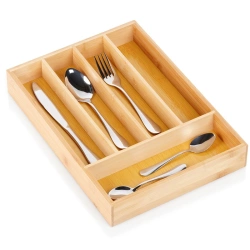 Wkład na sztućce do szuflady bambusowy 25x35 cm