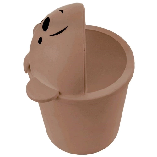 Kosz na śmieci miś brązowy 1,5 l