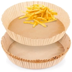 Wkład do frytkownicy Air Fryer beztłuszczowej papierowy okrągły 20 cm 50 szt.