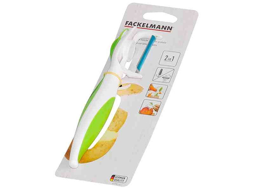 Obieraczka obierak skrobak do jarzyn podłuzna 2w1 FACKELMANN 41976