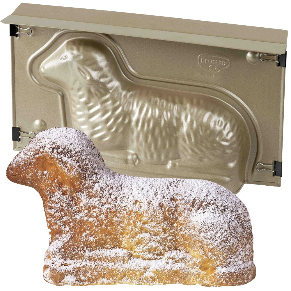 Forma do pieczenia wielkanocna Zając 0,6l baranek 0,9L Dr.Oetker zestaw