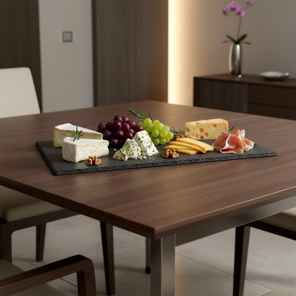 Taca do serwowania kamienna łupek prostokątna 40x30 cm