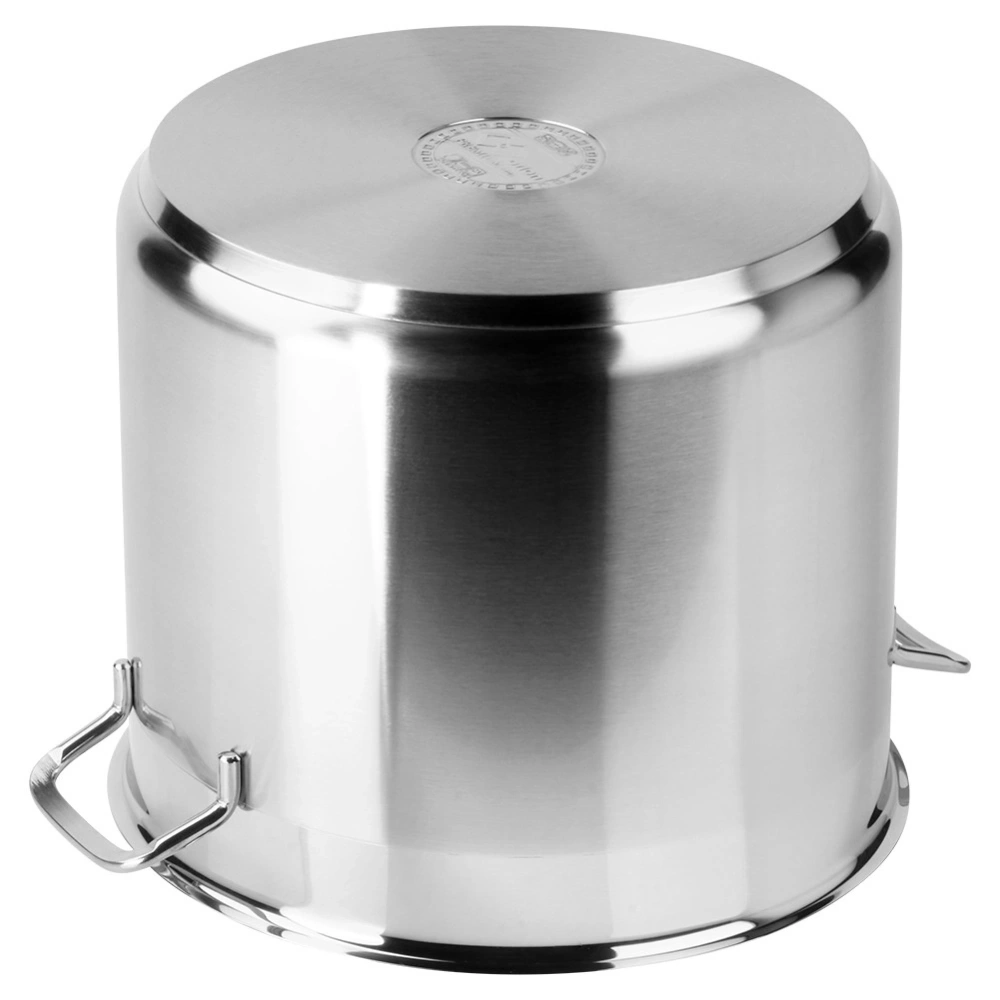 Garnek stalowy z pokrywką ANETT 28 cm, 14 l