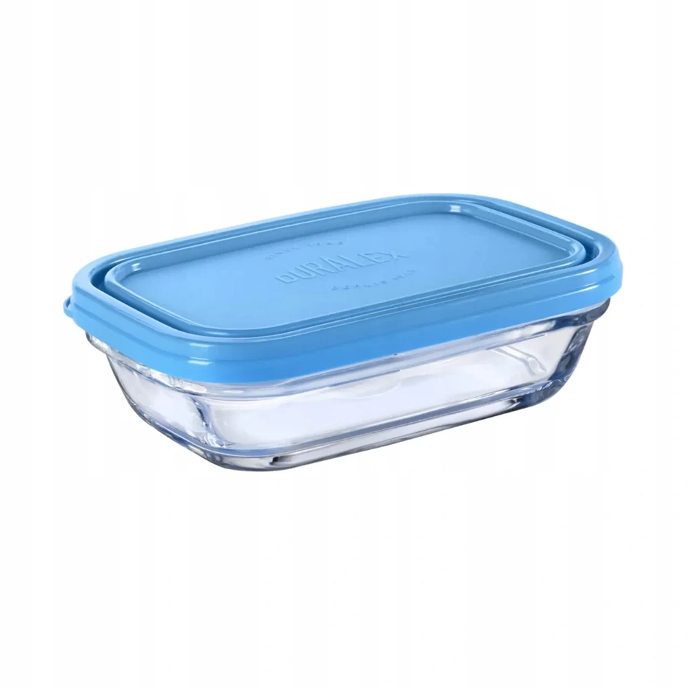 Zestaw Pojemników Szklanych 3 szt. 0,39L 1,1L 1,65L z Pokrywkami Duralex