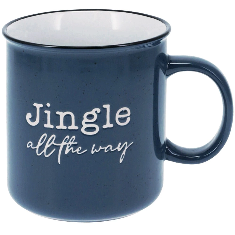 Kubek ceramiczny granatowy XXL 700 ml