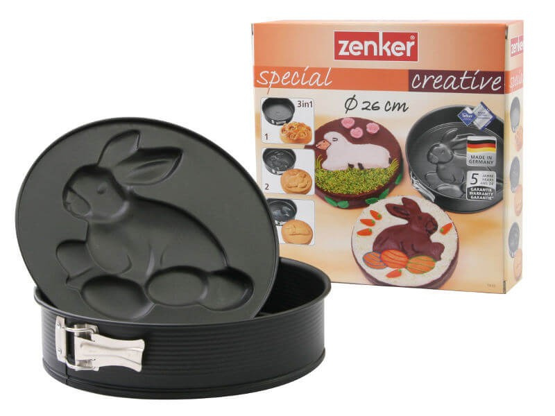 Tortownica Wielkanocna forma zając baranek Zenker 7418
