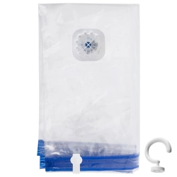 Worek próżniowy na ubrania pościel z wieszakiem 70x104 cm