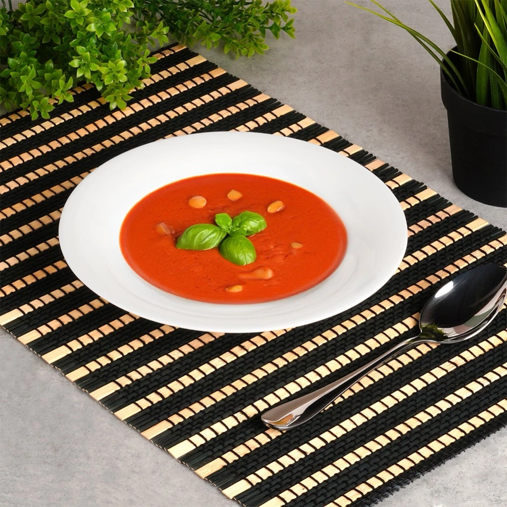 Talerze obiadowe głębokie szklane białe 21,5 cm, 400 ml 6 szt.