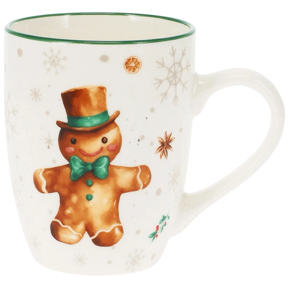 Kubek porcelanowy piernikowy ludzik 320 ml