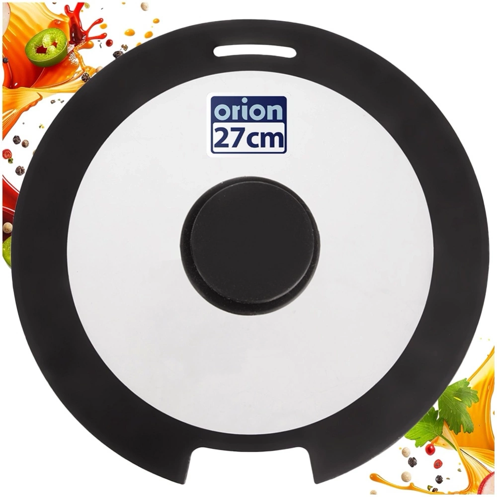 Pokrywka szklana silikonowa GRANDE COMBI 27 cm