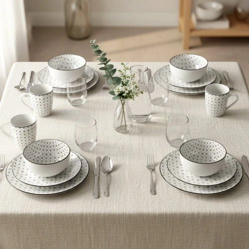 Zestaw serwis obiadowy porcelanowy 16 el.