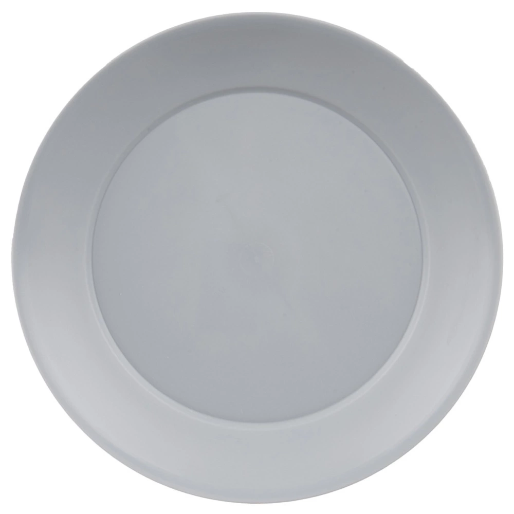 Talerze deserowe plastikowe szare SANDY 20,5 cm 6 szt.