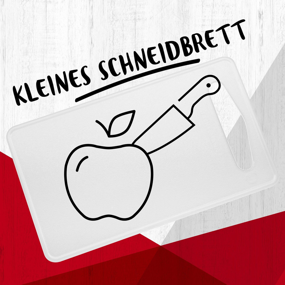 Deska do krojenia 24x14 cm przezroczysta FACKELMANN