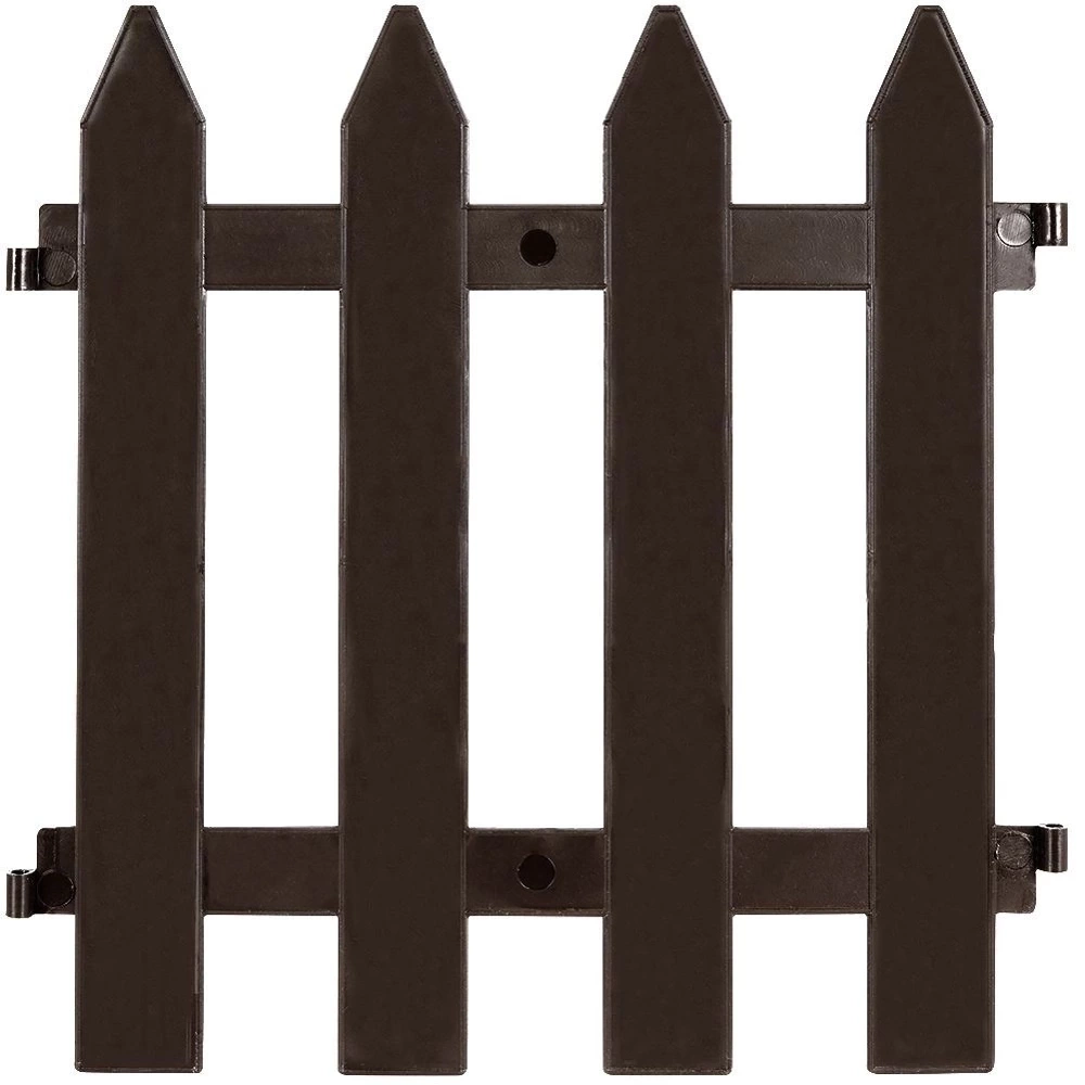 Płotek ogrodowy brązowy 30x30 cm 10 szt.