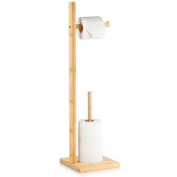 Stojak na papier toaletowy drewniany 70 cm
