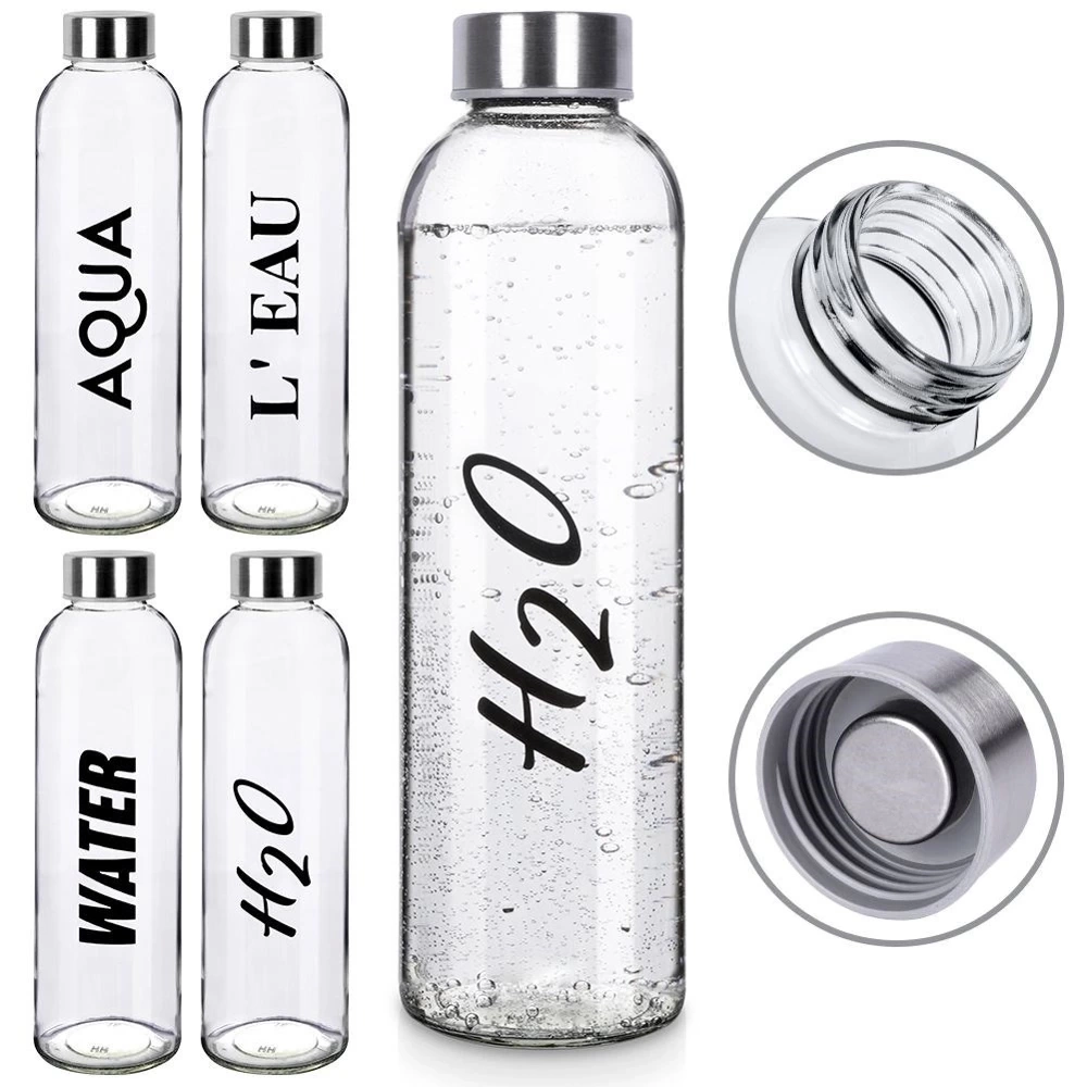 Butelka na wodę szklana 700 ml