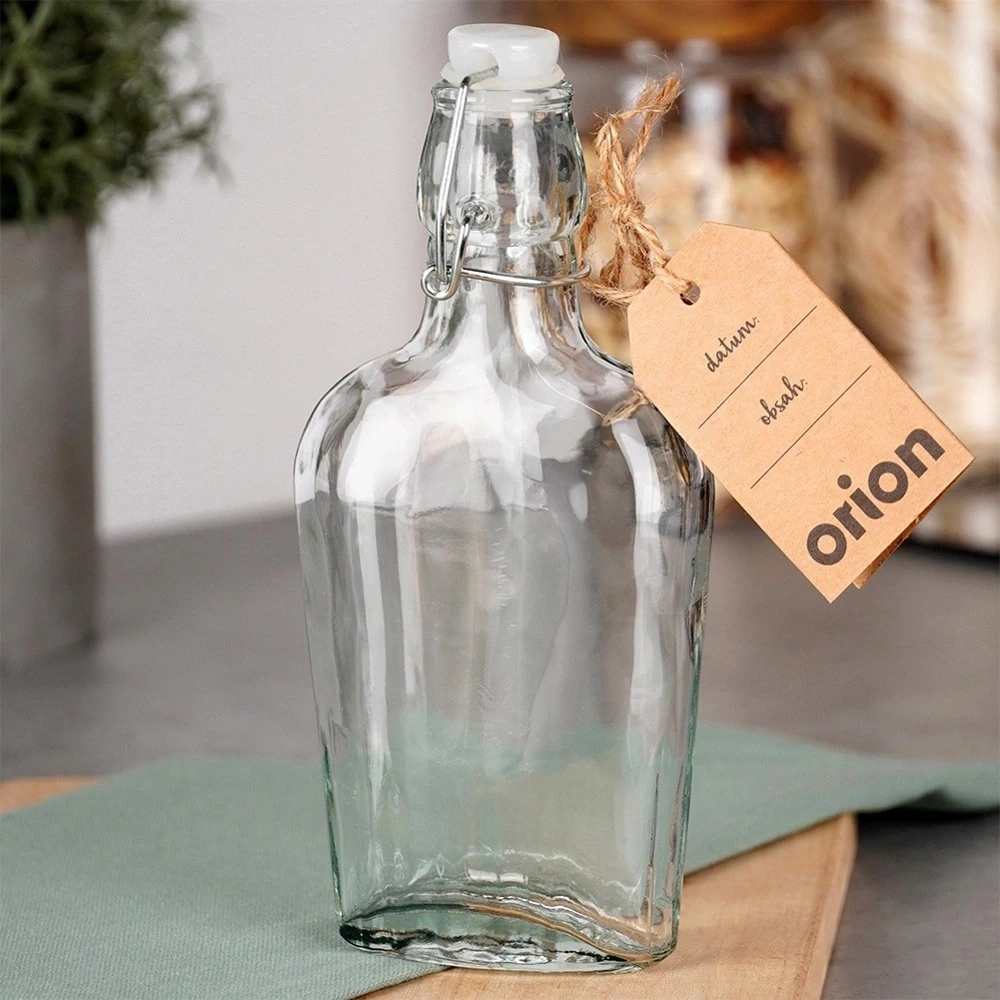 Butelka z klipsem szklana 180 ml