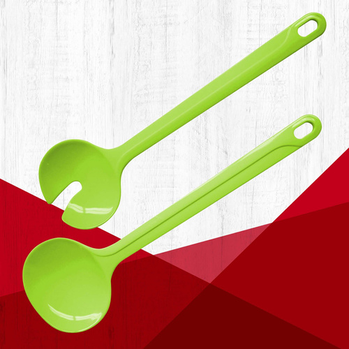 Zestaw sztućców do sałatek Tropical Kitchen, zielony FACKELMANN