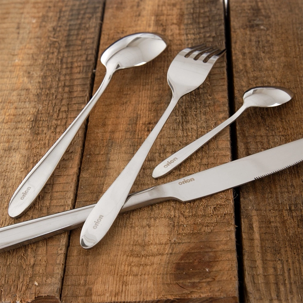 Zestaw sztućców stalowy dla 6 osób 24 el.