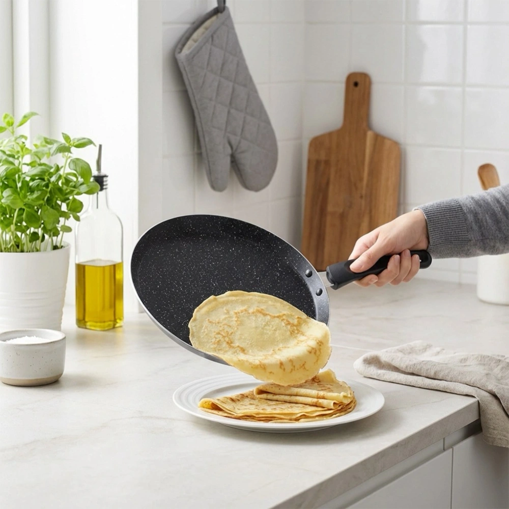 Patelnia do naleśników granitowa BASIC LINE 28 cm