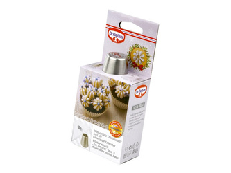 Tiul Eiskristall z 4 rękawami do dekoracji tylki White Christmas Dr. Oetker