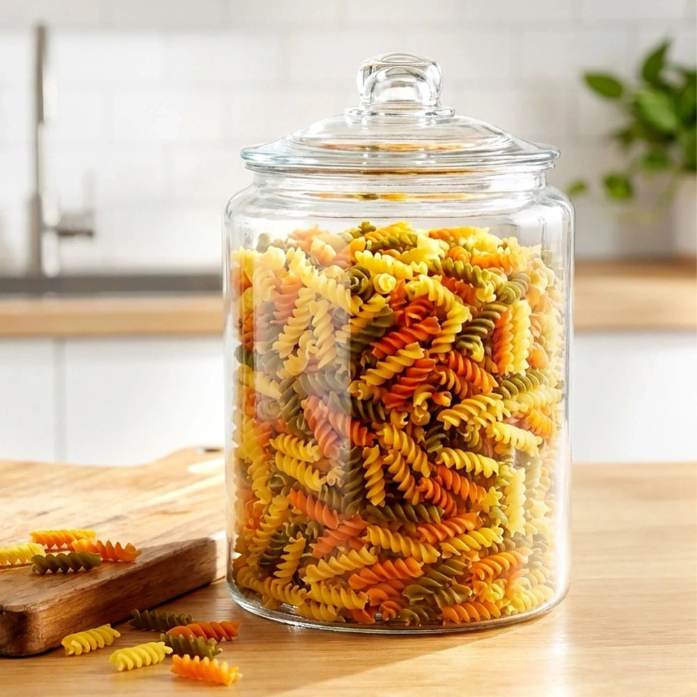 Pojemnik szklany z pokrywką i uszczelką 6 l