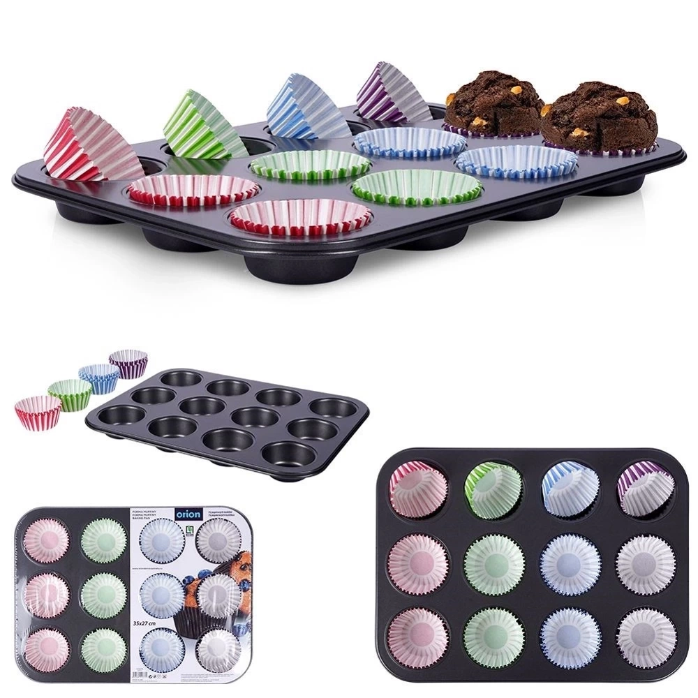 Forma do muffinek z papilotkami 13 el.