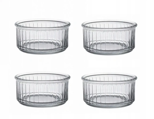 Salaterka okrągła do zapiekania 10 cm 240 ml 4 szt. szkło hartowane Duralex