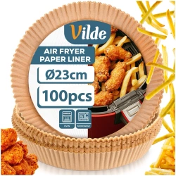 Wkład do frytkownicy beztłuszczowej Air Fryer papierowy 23 cm 100 szt.