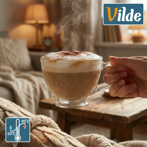 Szklanki do kawy i herbaty 400 ml 6 szt.