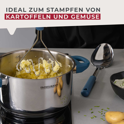 Praska do ziemniaków Essential, niebieska FACKELMANN