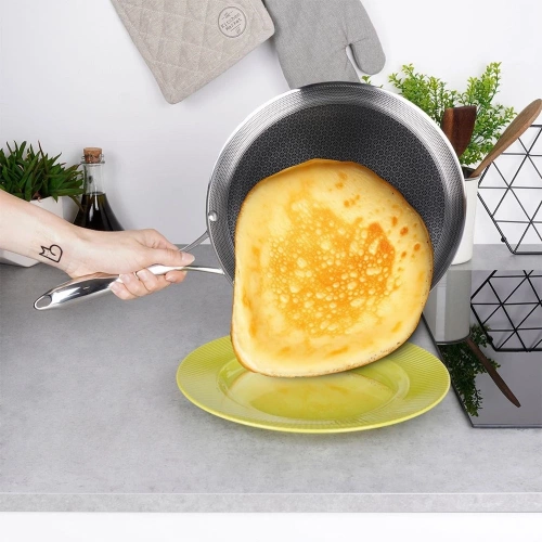 Patelnia do naleśników stalowa COOKCELL 29 cm