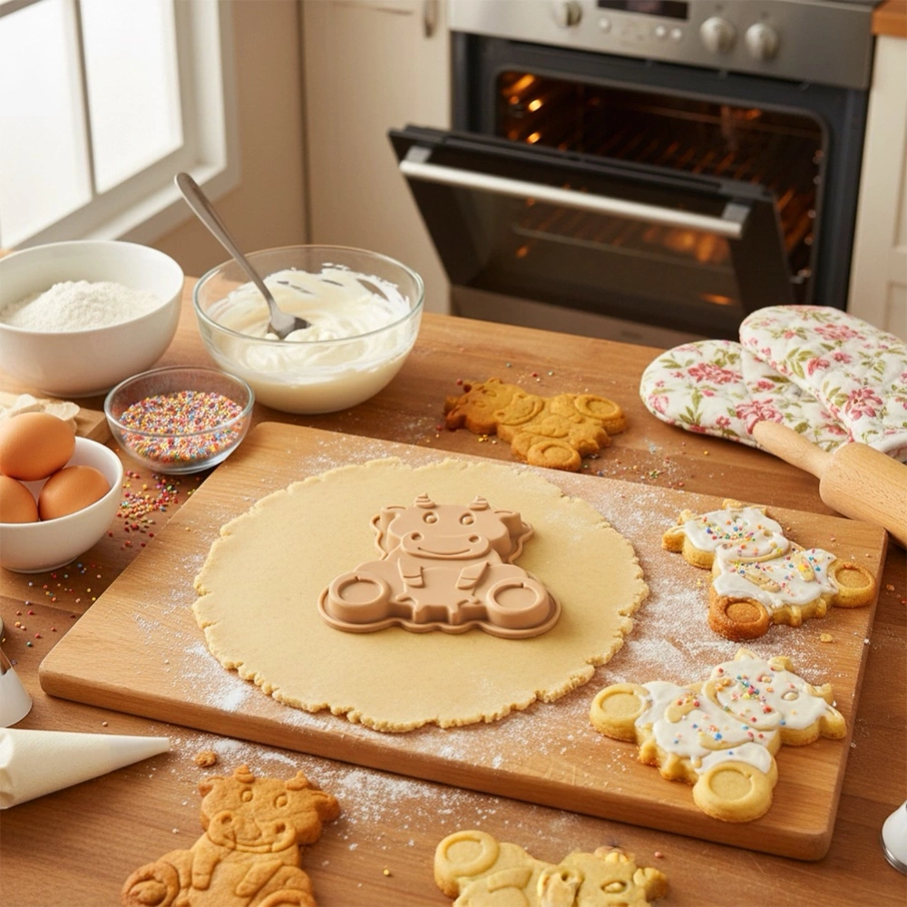 Forma do pieczenia silikonowa krowa 20x19x4,5 cm