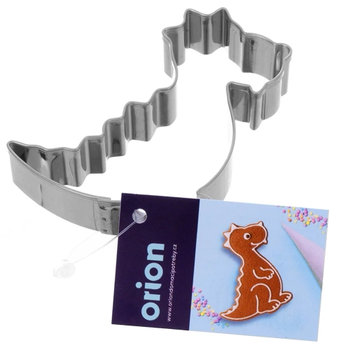 Wykrawacz do ciastek stalowy dinozaur 6,5 cm