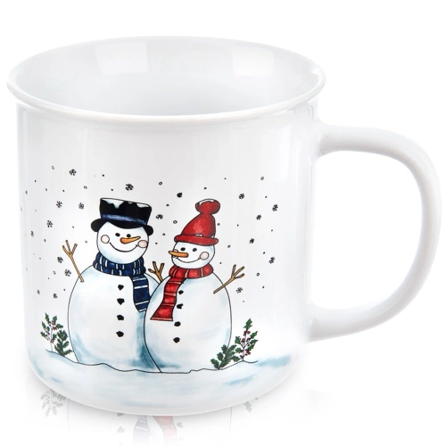 Kubek ceramiczny bałwan 470 ml