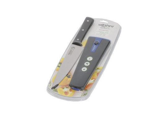 Nóż kuchenny 33,5/20 cm z wbudowaną ostrzałką Fackelmann 687116