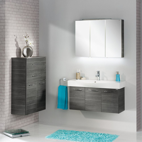 2-drzwiowa szafka łazienkowa wisząca z 2 szufladami