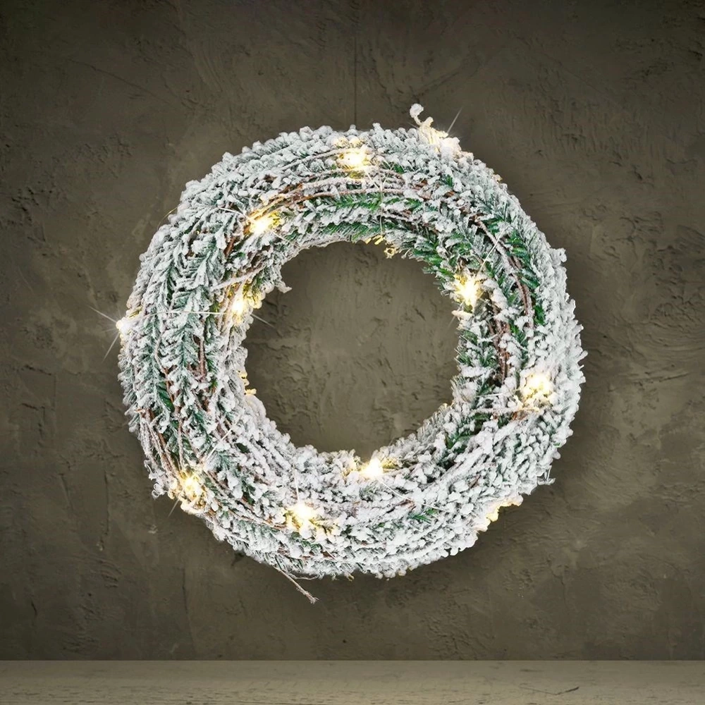 Stroik świąteczny świecący 30 LED 40 cm