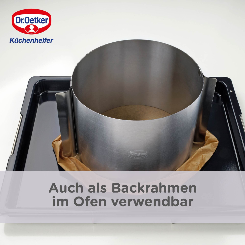 Forma do pieczenia wysoka, regulowana, Ø15 cm Dr. Oetker