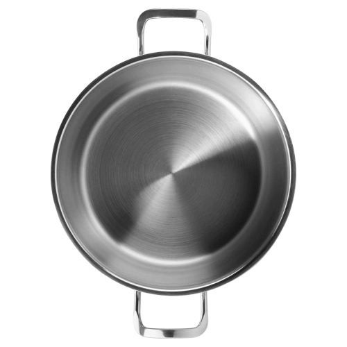 Garnek stalowy z pokrywką ANETT 22 cm, 6,5 l