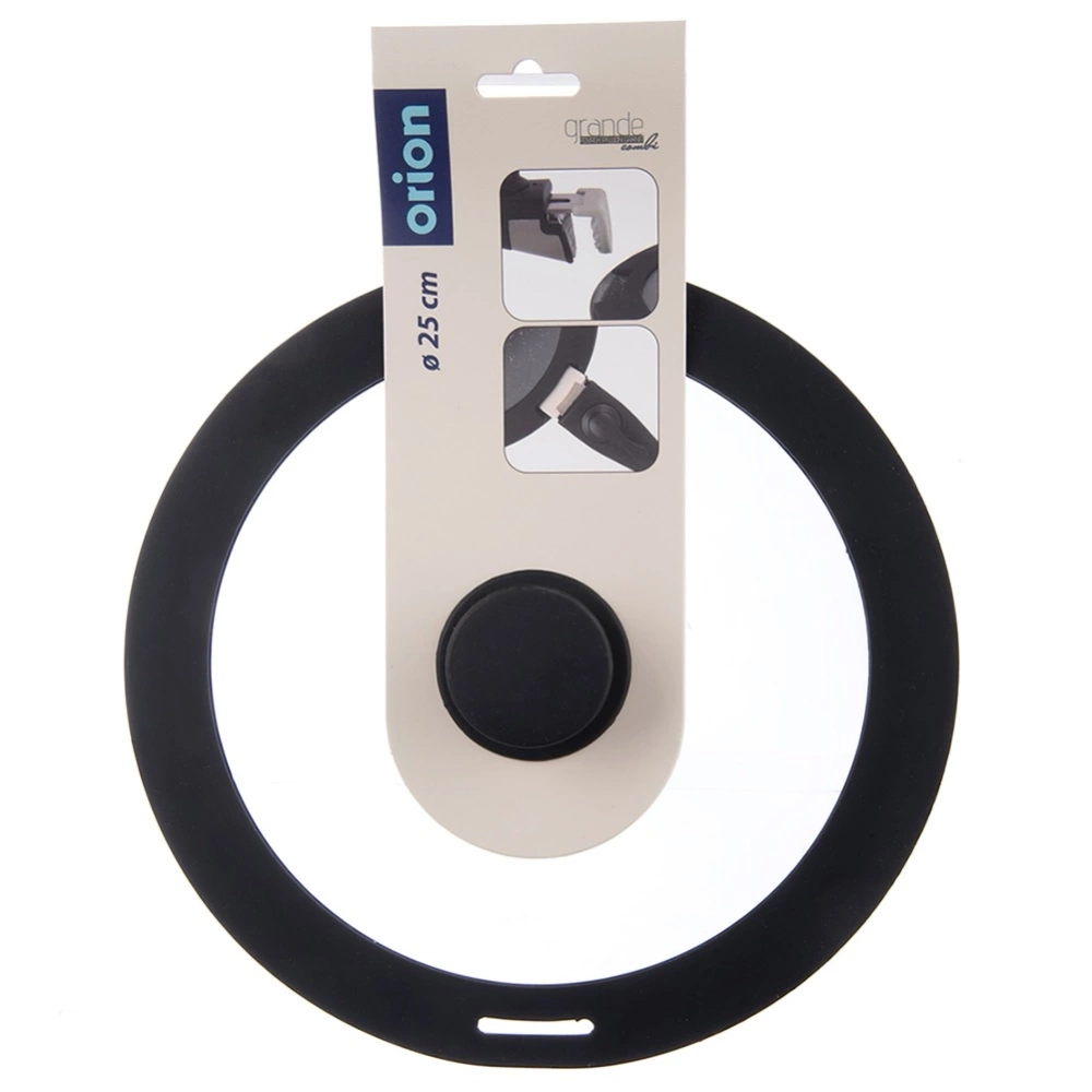 Pokrywka szklana silikonowa GRANDE COMBI 25 cm