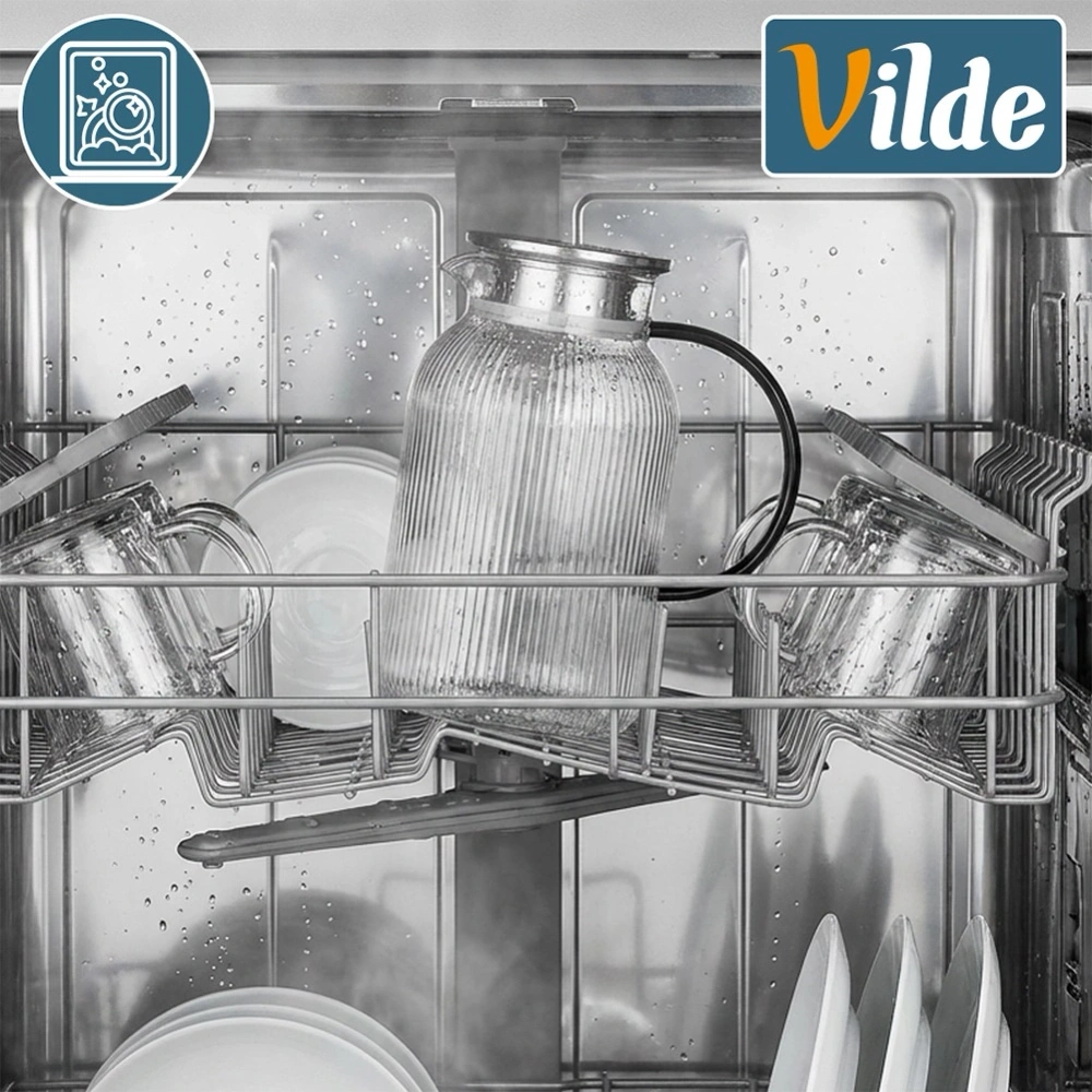 Dzbanek szklany z pokrywką 1,5 l