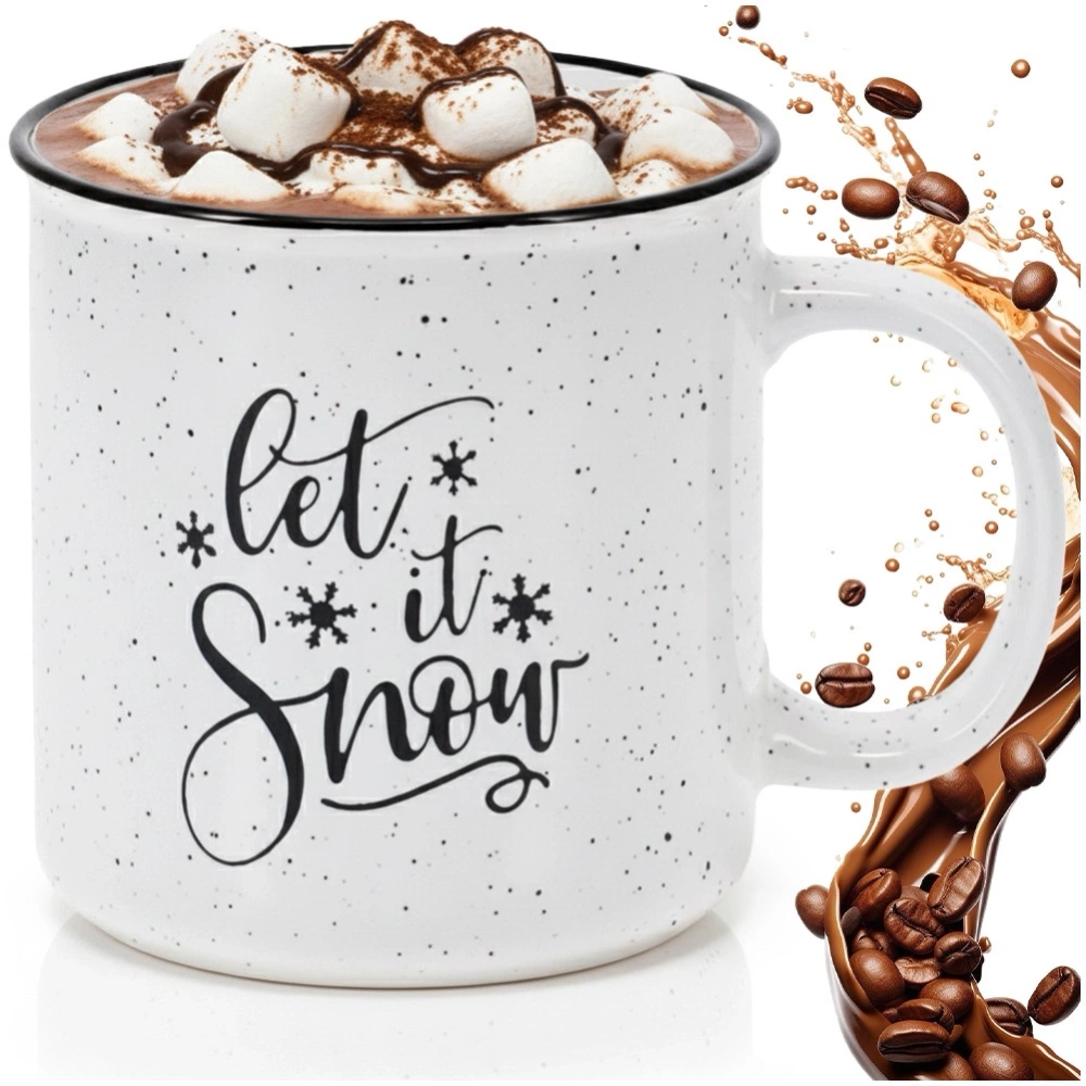 Kubek ceramiczny biały XXL 700 ml