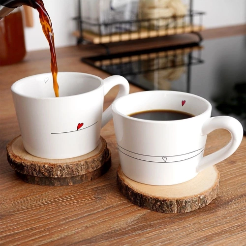 Kubki ceramiczne SERCE 200 ml 2 szt.